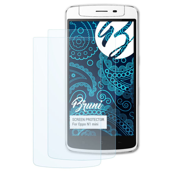 Bruni Basics-Clear Displayschutzfolie für Oppo N1 mini