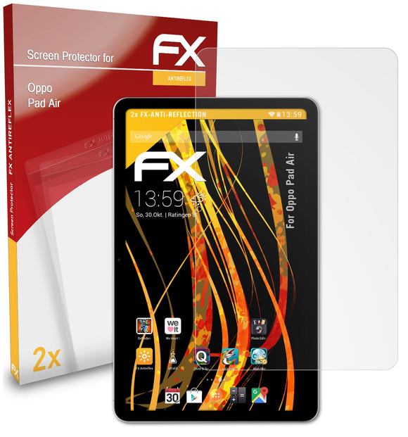 atFoliX FX-Antireflex Displayschutzfolie für Oppo Pad Air