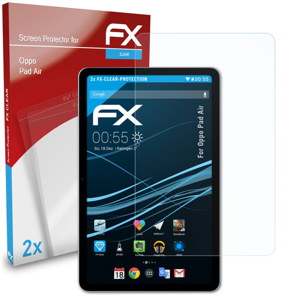 atFoliX FX-Clear Schutzfolie für Oppo Pad Air