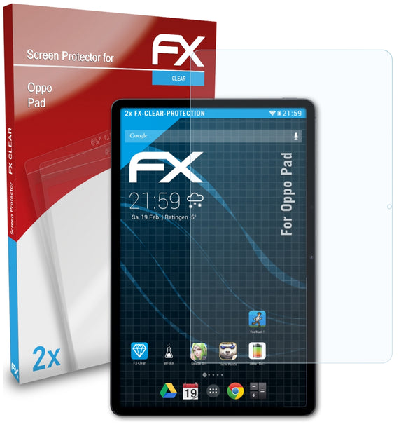 atFoliX FX-Clear Schutzfolie für Oppo Pad