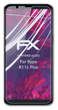 Glasfolie atFoliX kompatibel mit Oppo R11s Plus, 9H Hybrid-Glass FX