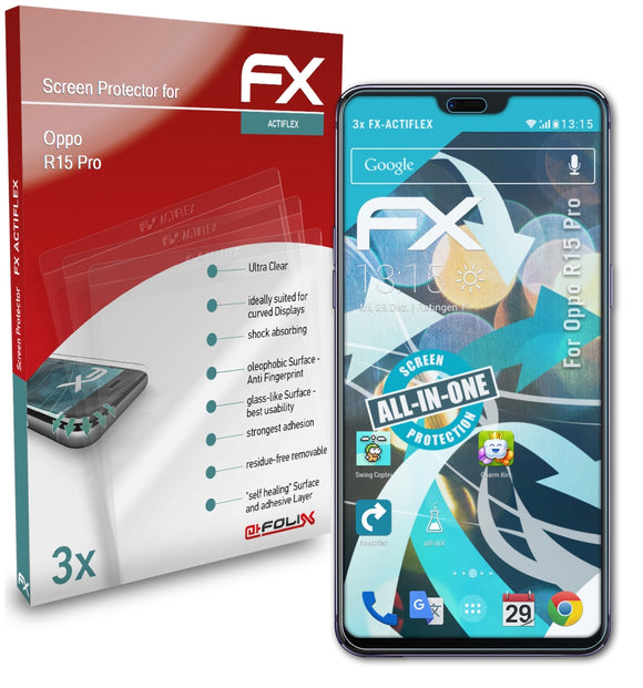 atFoliX FX-ActiFleX Displayschutzfolie für Oppo R15 Pro