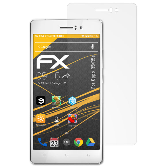 atFoliX FX-Antireflex Displayschutzfolie für Oppo R5/R5s