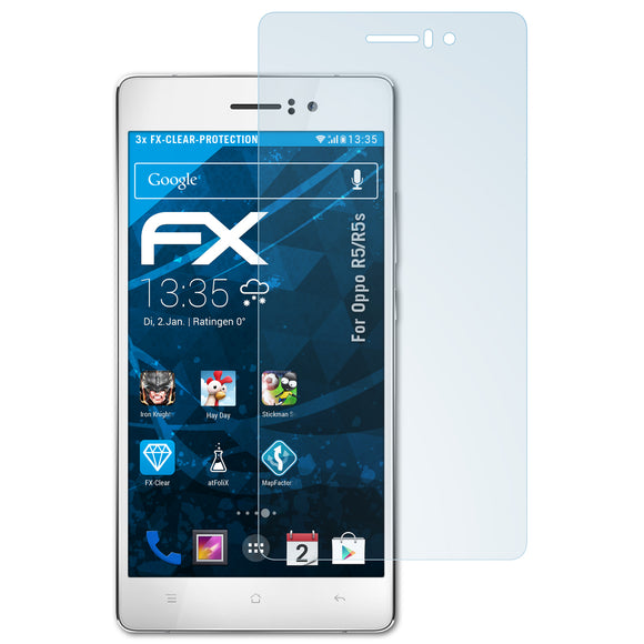 atFoliX FX-Clear Schutzfolie für Oppo R5/R5s