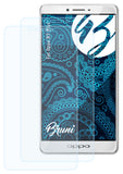 Bruni Schutzfolie kompatibel mit Oppo R7 Plus, glasklare Folie (2X)