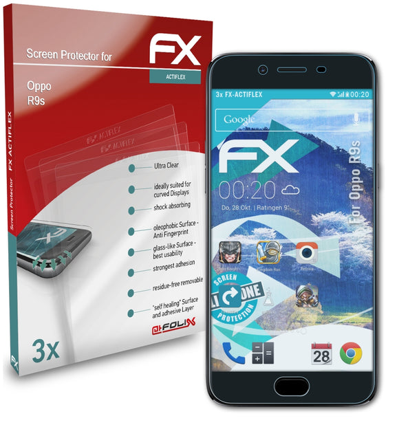 atFoliX FX-ActiFleX Displayschutzfolie für Oppo R9s