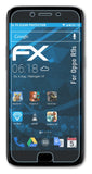 Schutzfolie atFoliX kompatibel mit Oppo R9s, ultraklare FX (3X)