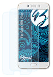 Schutzfolie Bruni kompatibel mit Oppo R9s Plus, glasklare (2X)