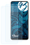 Schutzfolie Bruni kompatibel mit Oppo Reno 5 Lite, glasklare (2X)