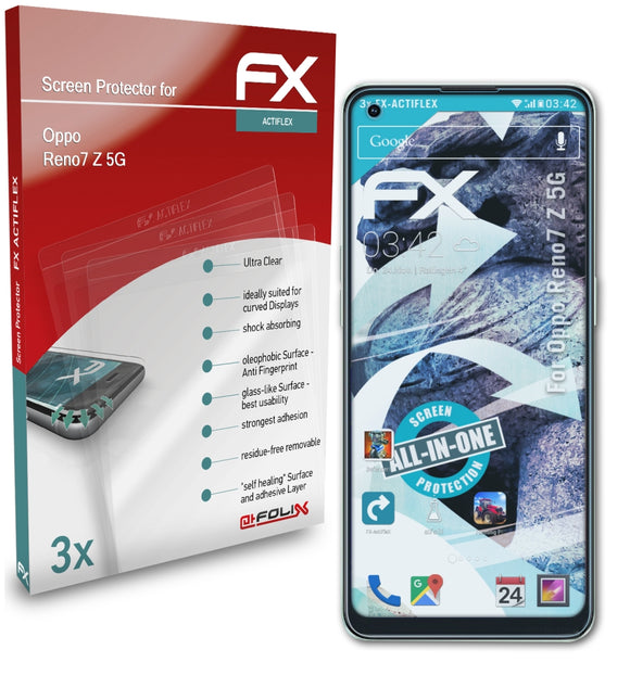atFoliX FX-ActiFleX Displayschutzfolie für Oppo Reno7 Z 5G