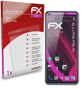 atFoliX FX-Hybrid-Glass Panzerglasfolie für Oppo Reno7 Z 5G