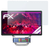 Glasfolie atFoliX kompatibel mit Oracle Micros Express Station 4 Series, 9H Hybrid-Glass FX