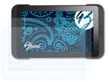 Schutzfolie Bruni kompatibel mit Oracle Micros Tablet E11, glasklare (2X)