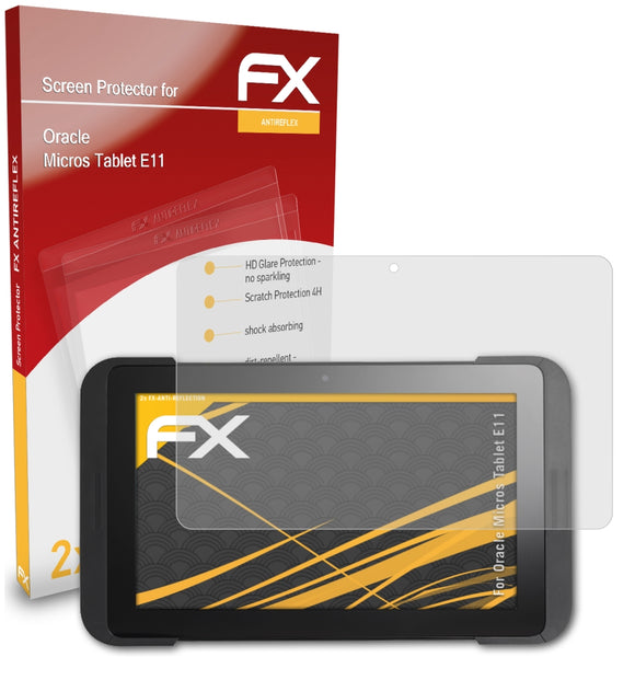 atFoliX FX-Antireflex Displayschutzfolie für Oracle Micros Tablet E11