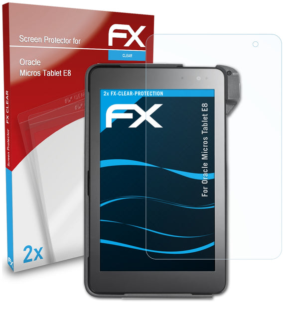 atFoliX FX-Clear Schutzfolie für Oracle Micros Tablet E8