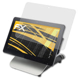 Panzerfolie atFoliX kompatibel mit Oracle Micros Workstation 610, entspiegelnde und stoßdämpfende FX (2X)