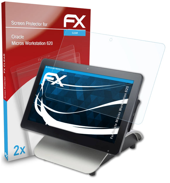 atFoliX FX-Clear Schutzfolie für Oracle Micros Workstation 620