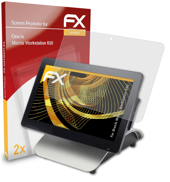 atFoliX FX-Antireflex Displayschutzfolie für Oracle Micros Workstation 650