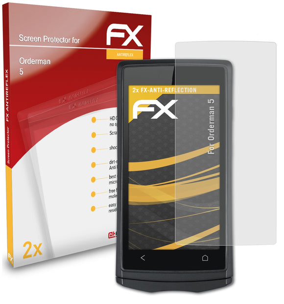 atFoliX FX-Antireflex Displayschutzfolie für Orderman 5