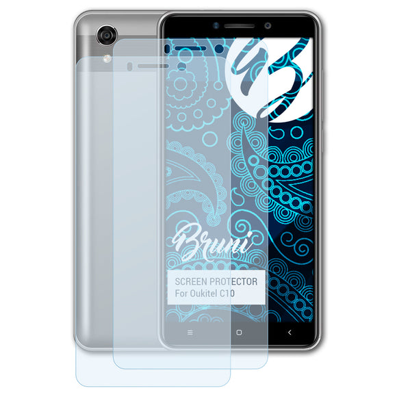 Bruni Basics-Clear Displayschutzfolie für Oukitel C10