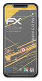 Panzerfolie atFoliX kompatibel mit Oukitel C12 Pro, entspiegelnde und stoßdämpfende FX (3X)