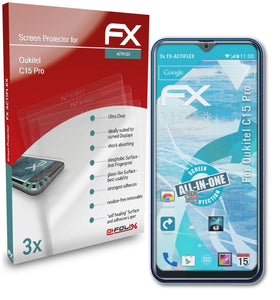 atFoliX FX-ActiFleX Displayschutzfolie für Oukitel C15 Pro