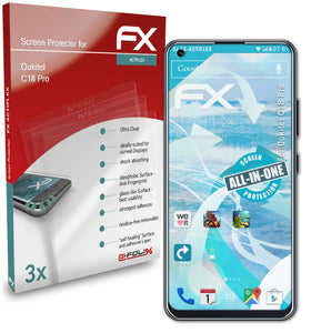 atFoliX FX-ActiFleX Displayschutzfolie für Oukitel C18 Pro