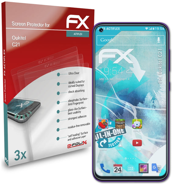 atFoliX FX-ActiFleX Displayschutzfolie für Oukitel C21