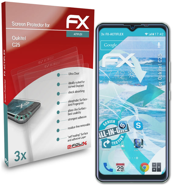 atFoliX FX-ActiFleX Displayschutzfolie für Oukitel C25