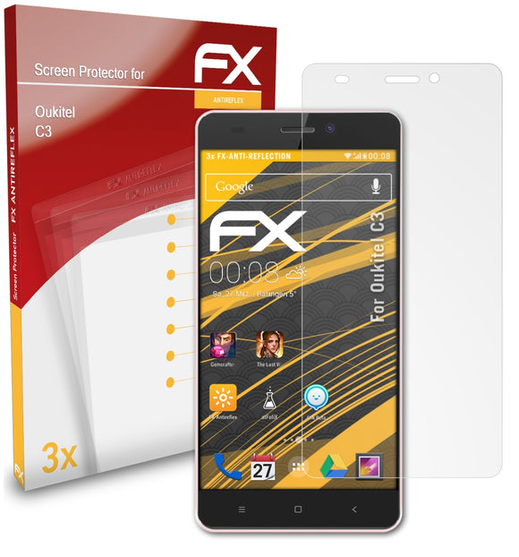 atFoliX FX-Antireflex Displayschutzfolie für Oukitel C3