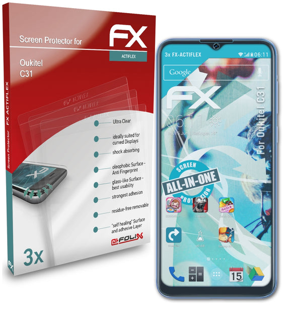 atFoliX FX-ActiFleX Displayschutzfolie für Oukitel C31