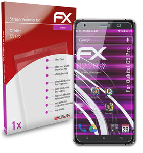 atFoliX FX-Hybrid-Glass Panzerglasfolie für Oukitel C5 Pro