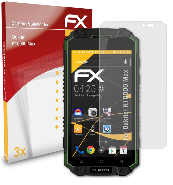 atFoliX FX-Antireflex Displayschutzfolie für Oukitel K10000 Max