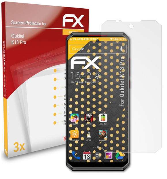 atFoliX FX-Antireflex Displayschutzfolie für Oukitel K13 Pro