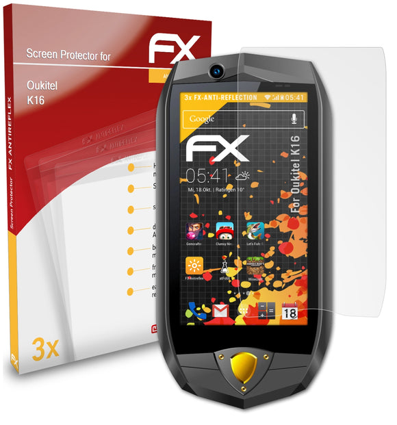atFoliX FX-Antireflex Displayschutzfolie für Oukitel K16