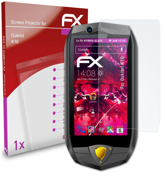 atFoliX FX-Hybrid-Glass Panzerglasfolie für Oukitel K16