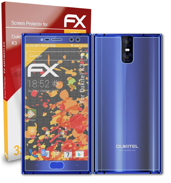 atFoliX FX-Antireflex Displayschutzfolie für Oukitel K3