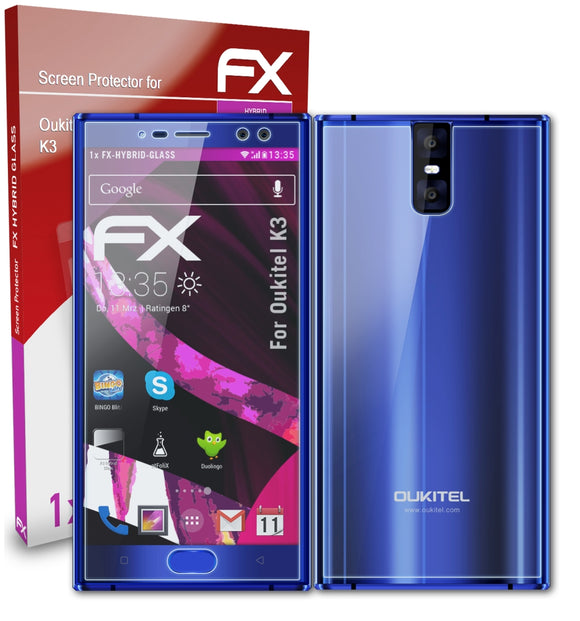 atFoliX FX-Hybrid-Glass Panzerglasfolie für Oukitel K3