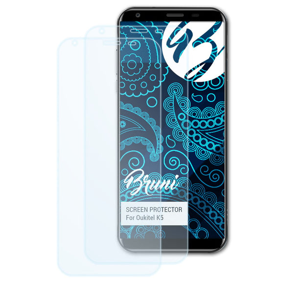 Bruni Basics-Clear Displayschutzfolie für Oukitel K5