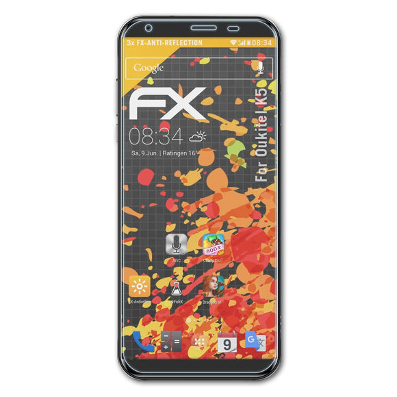 atFoliX FX-Antireflex Displayschutzfolie für Oukitel K5