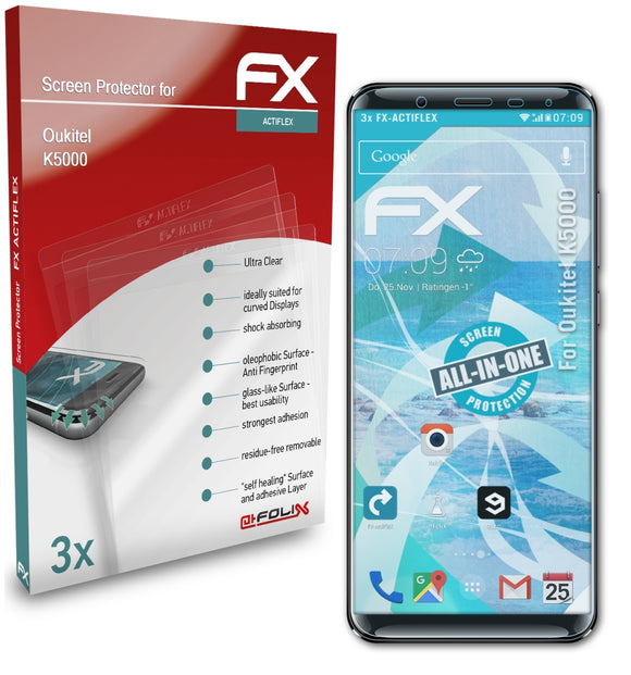 atFoliX FX-ActiFleX Displayschutzfolie für Oukitel K5000