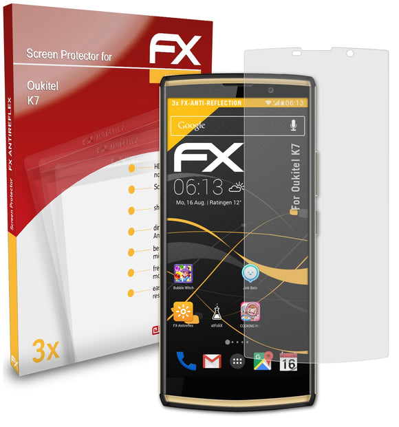 atFoliX FX-Antireflex Displayschutzfolie für Oukitel K7