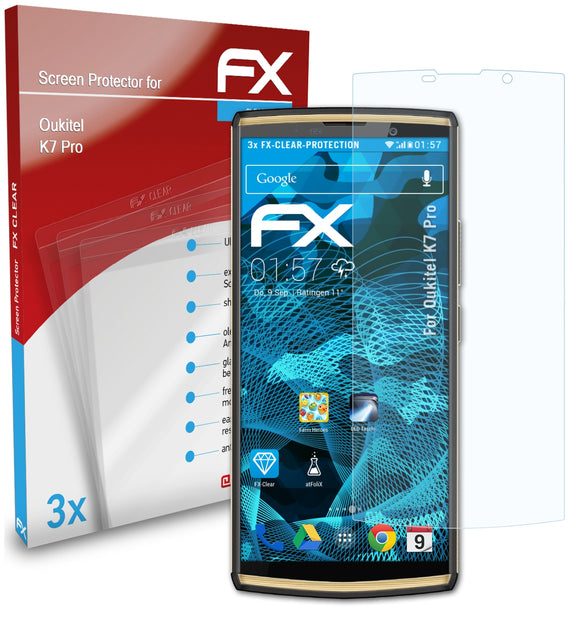 atFoliX FX-Clear Schutzfolie für Oukitel K7 Pro
