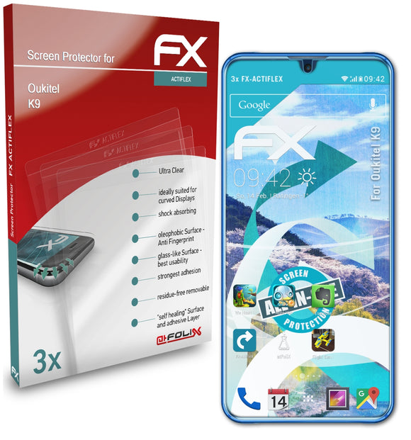 atFoliX FX-ActiFleX Displayschutzfolie für Oukitel K9