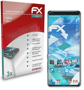 atFoliX FX-ActiFleX Displayschutzfolie für Oukitel Mix 2