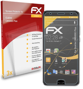atFoliX FX-Antireflex Displayschutzfolie für Oukitel OK6000 Plus