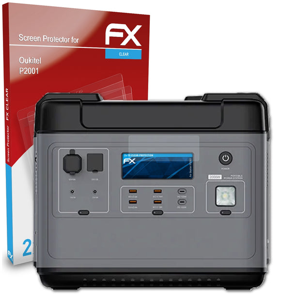 atFoliX FX-Clear Schutzfolie für Oukitel P2001