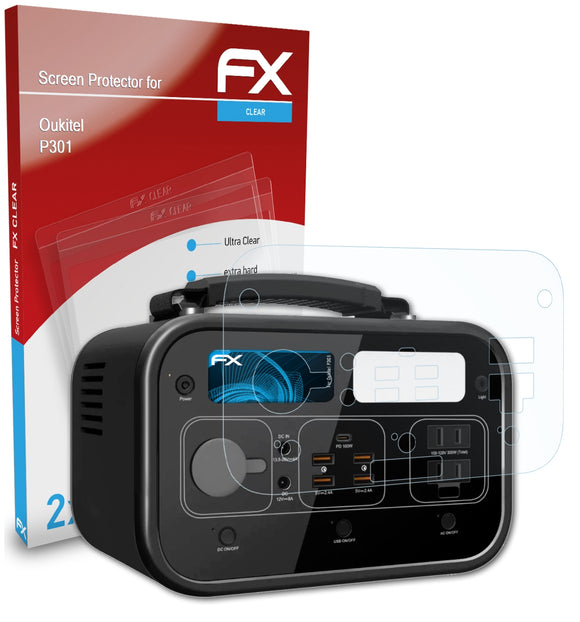 atFoliX FX-Clear Schutzfolie für Oukitel P301