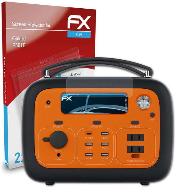 atFoliX FX-Clear Schutzfolie für Oukitel P501E