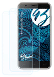 Bruni Schutzfolie kompatibel mit Oukitel U7 Plus, glasklare Folie (2X)